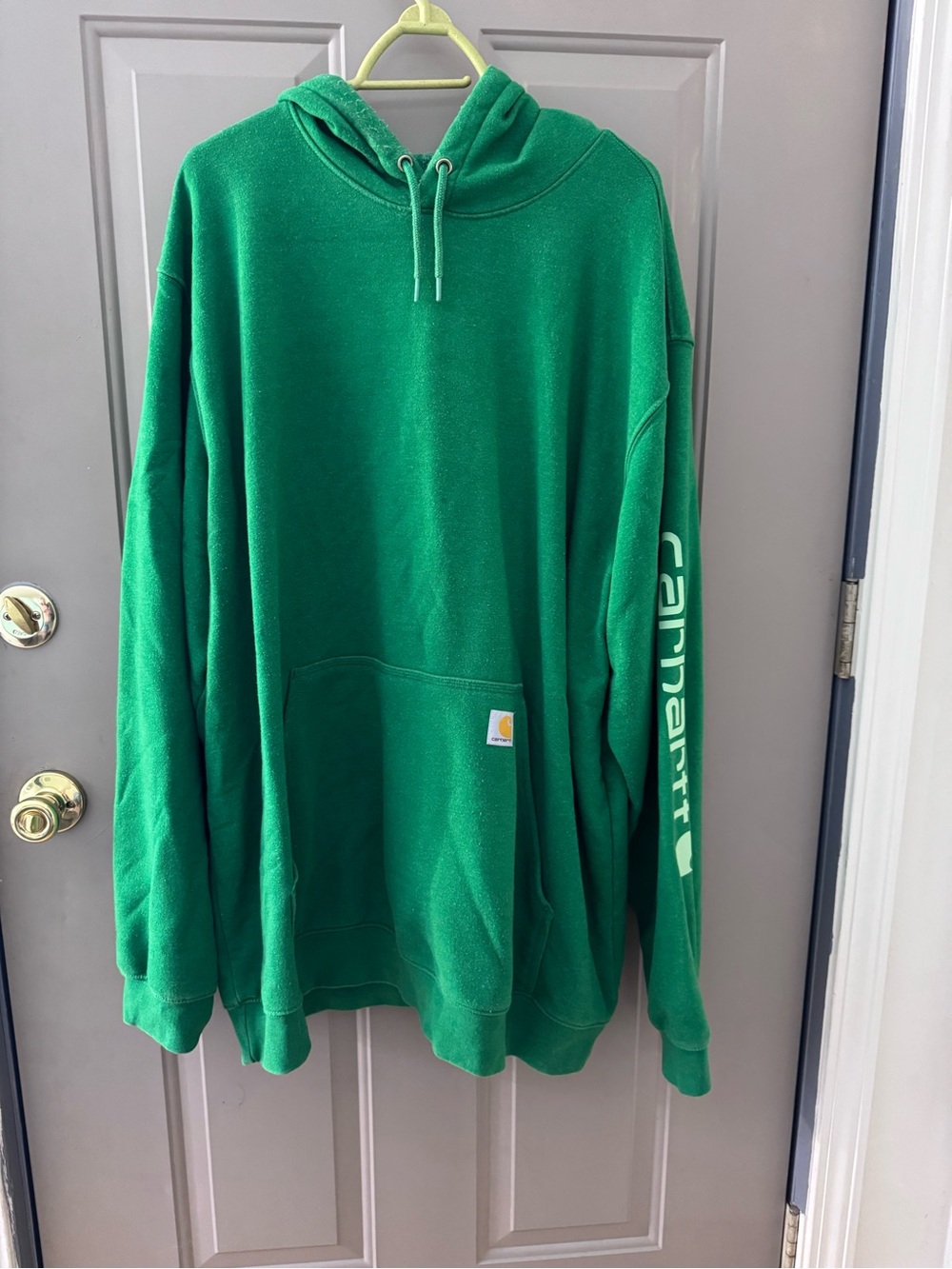 Carhartt K288 Loose Fit Midweight Sleeve Logo Graphic Hoodie – Green